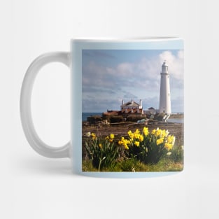 St Mary's Island in springtime Mug